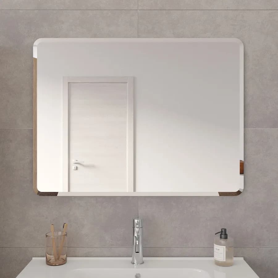 Specchio con cornice bisellata 60 x 80 cm reversibile - Ostro