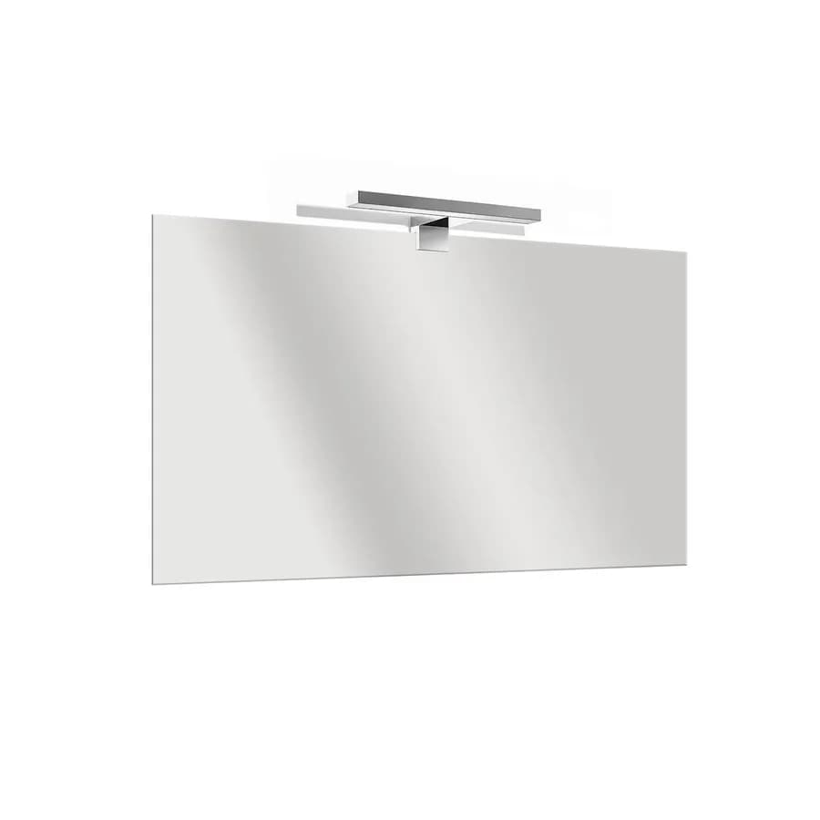 Specchio 70x110 cm led reversibile con applique da 30 cm - Raoled