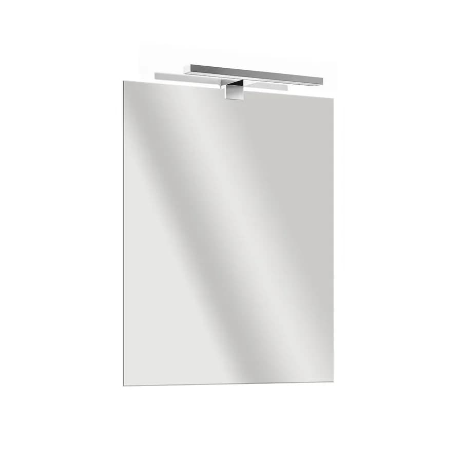Specchio 70x110 cm led reversibile con applique da 30 cm - Raoled