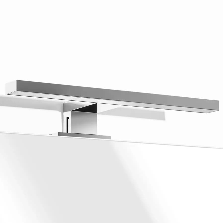 Specchio 70x110 cm led reversibile con applique da 30 cm - Raoled