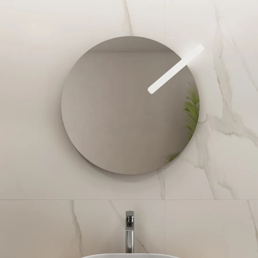 Specchio Ø60 cm con luce led da 30 cm inclusa - Raoled