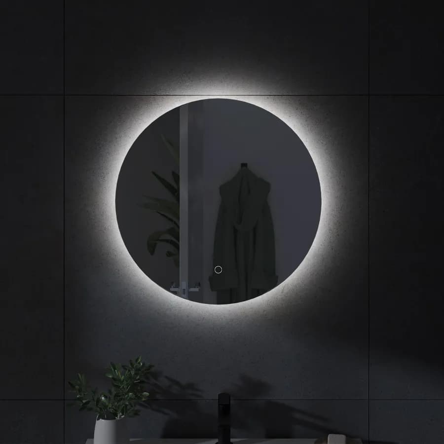 Specchio led 60 cm luce fredda e retroilluminato accensione touch - Avus