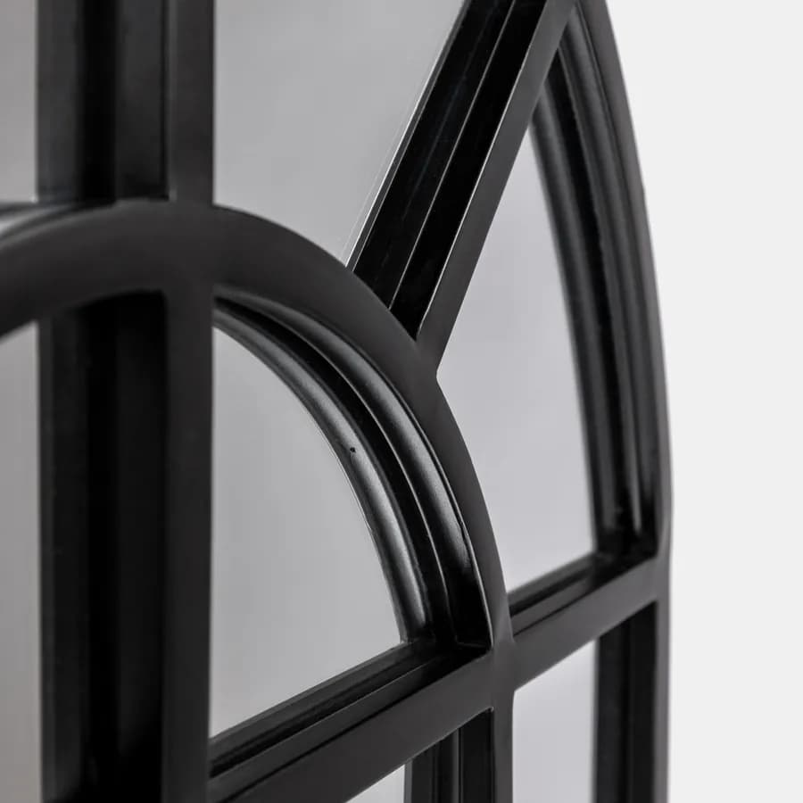 Specchio finestra 160h cm con cornice nera - Windo