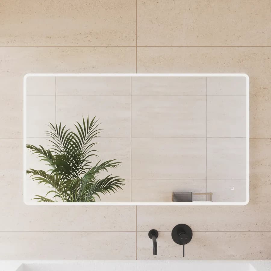 Specchio led 120x70 cm luce fredda con accensione touch - Navel