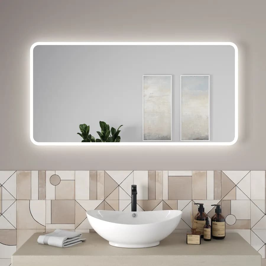 Specchio led 141 x 70 cm anti-appannamento - Nolum