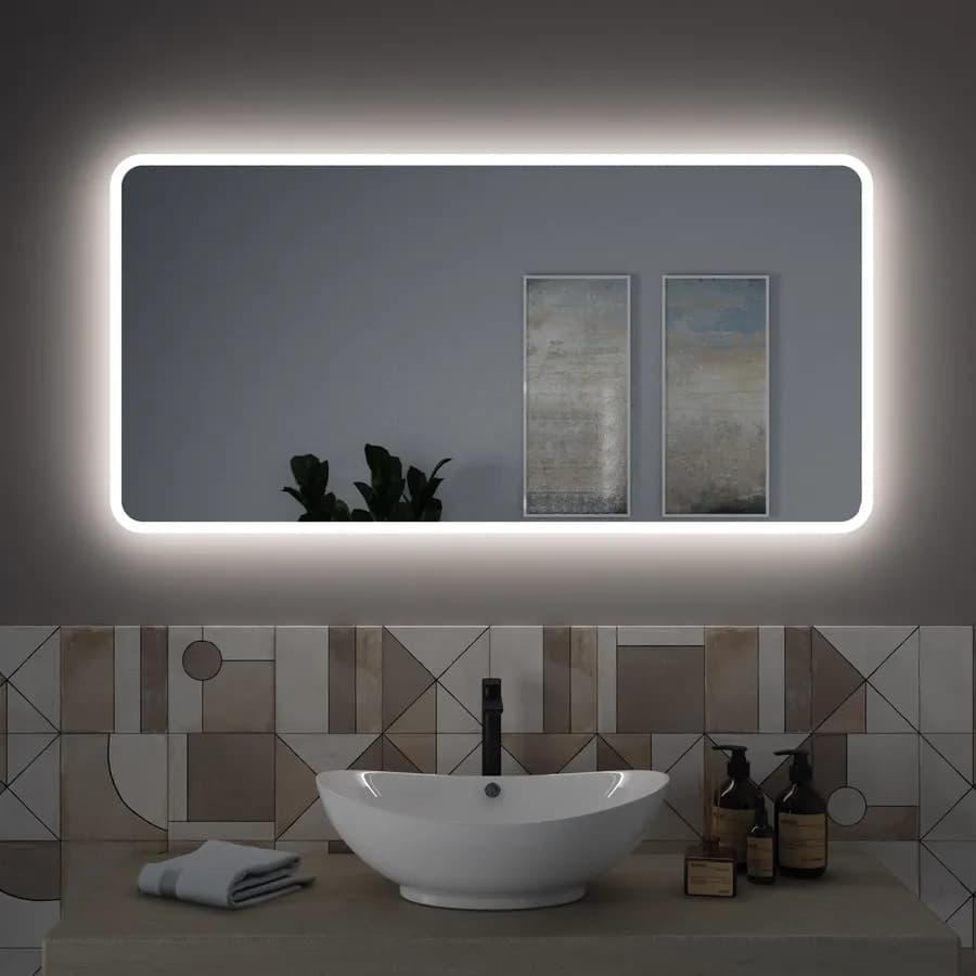 Specchio led 141 x 70 cm anti-appannamento - Nolum
