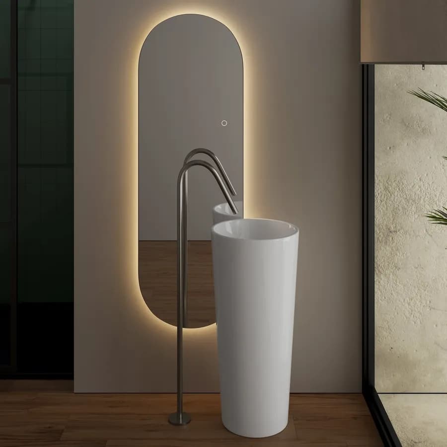 Specchio bagno led 150x50 cm retroilluminato - Lingotto