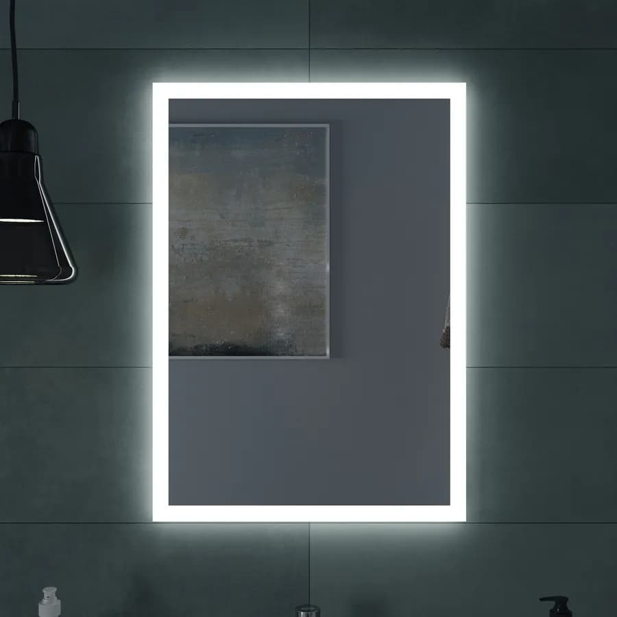 Specchio led 50 x 70 cm reversibile - Afra