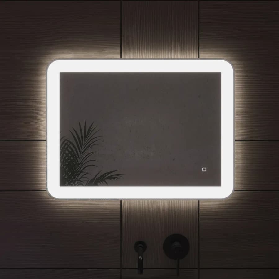 Specchio led 60x80 cm a luce fredda con accensione touch - Select