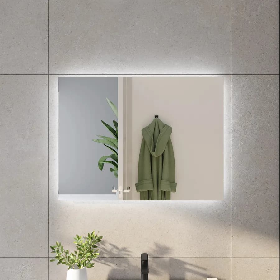 Specchio led 80x60 cm luce fredda retroilluminato e accensione touch - Avus