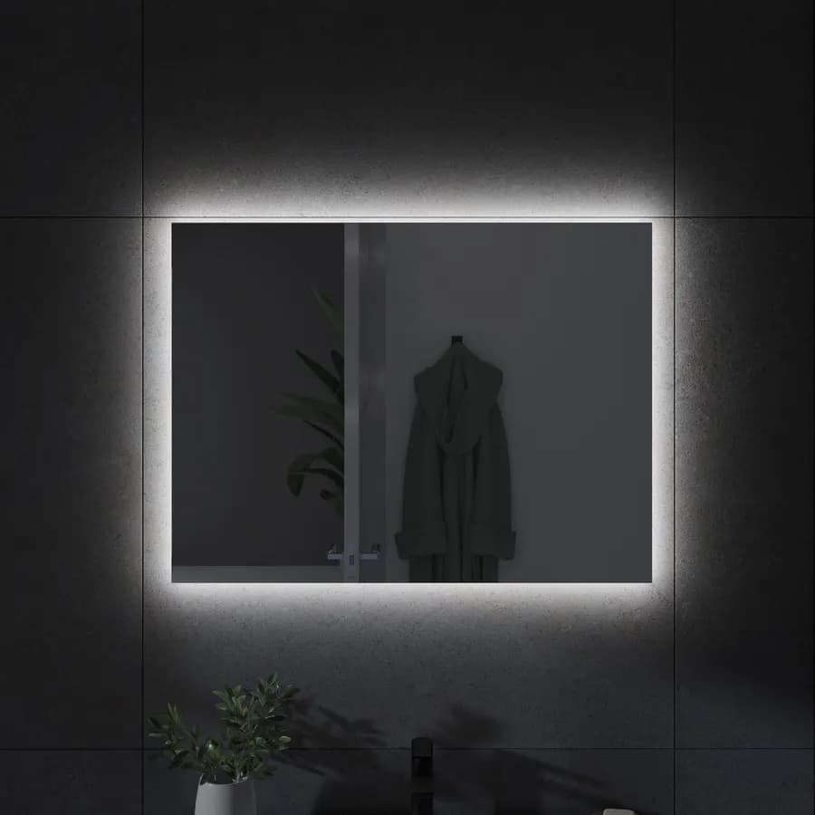 Specchio led 80x60 cm luce fredda retroilluminato e accensione touch - Avus