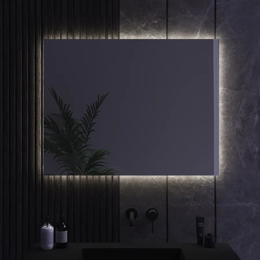 Specchio led 90x70 cm luce fredda reversibile - Cosmeta