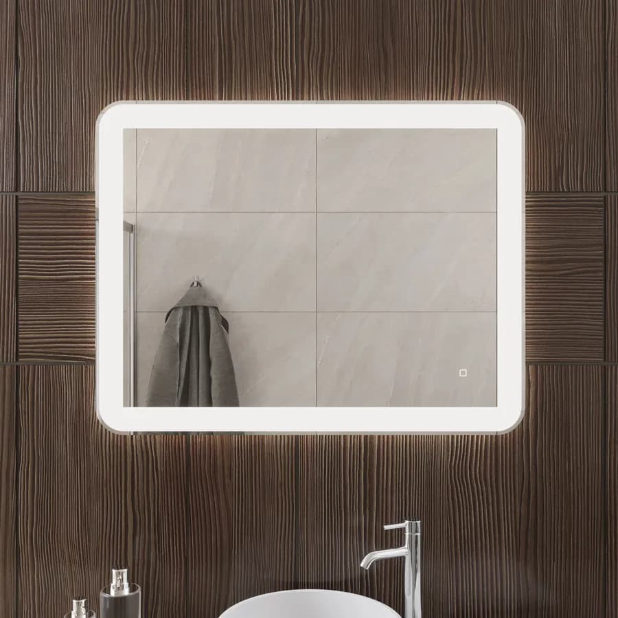 Specchio led 90x70 cm a luce fredda con accensione touch - Select