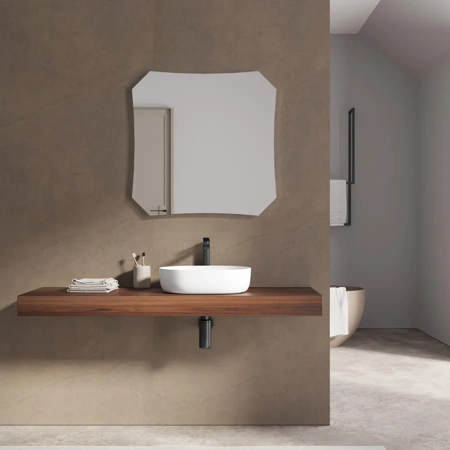 Specchio led da bagno 80 x 80 cm - Vistro