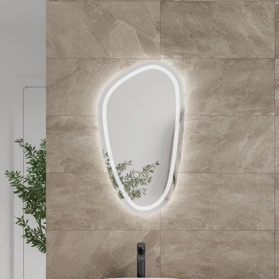 Specchio led 45x80 cm luce fredda e accensione touch - Pardo