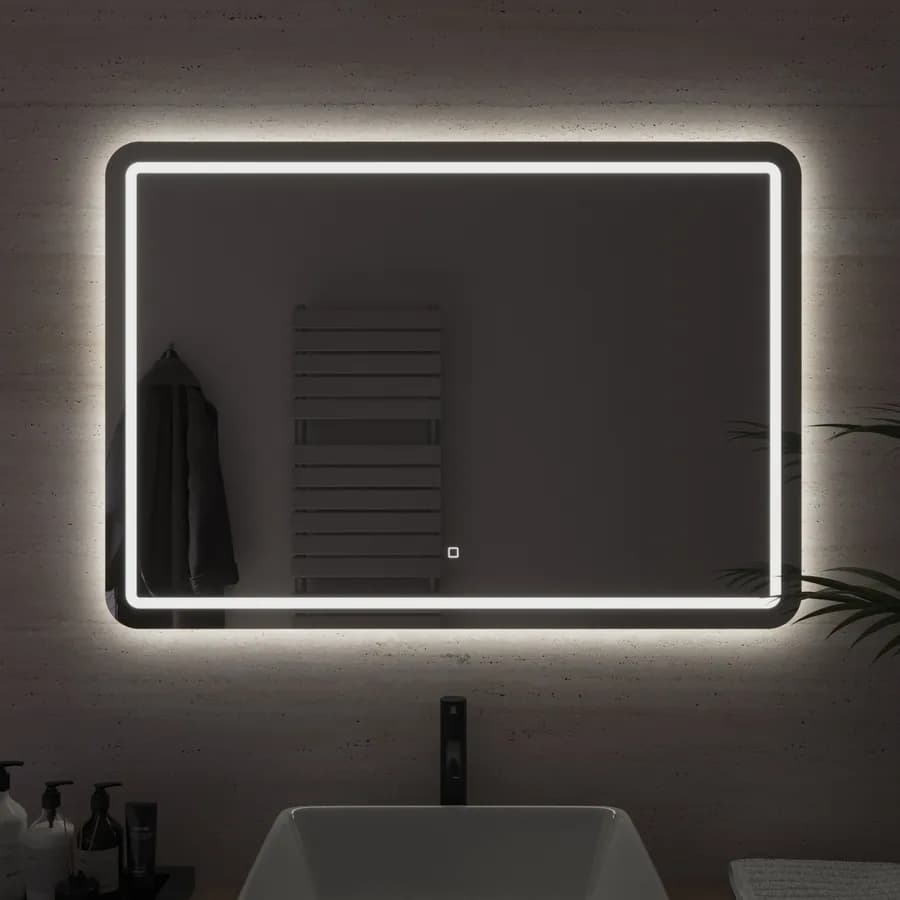 Specchio led 100x70 cm accensione touch - Blunt