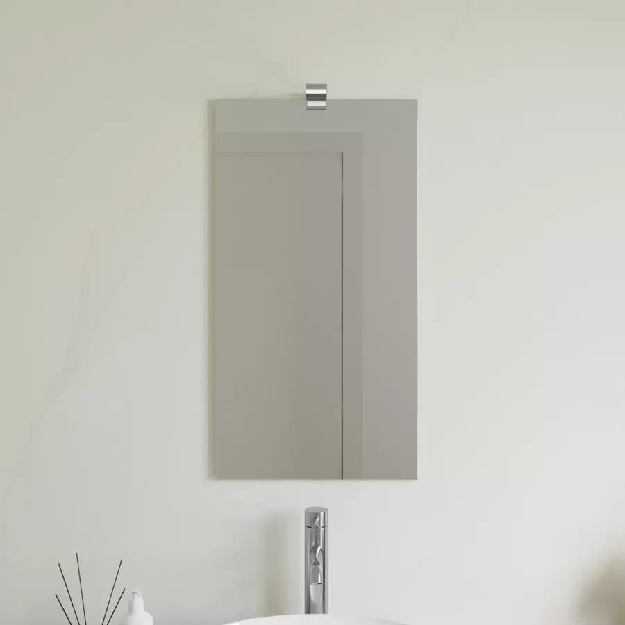 Specchio 40x75 cm reversibile con lampada led inclusa - Roaled