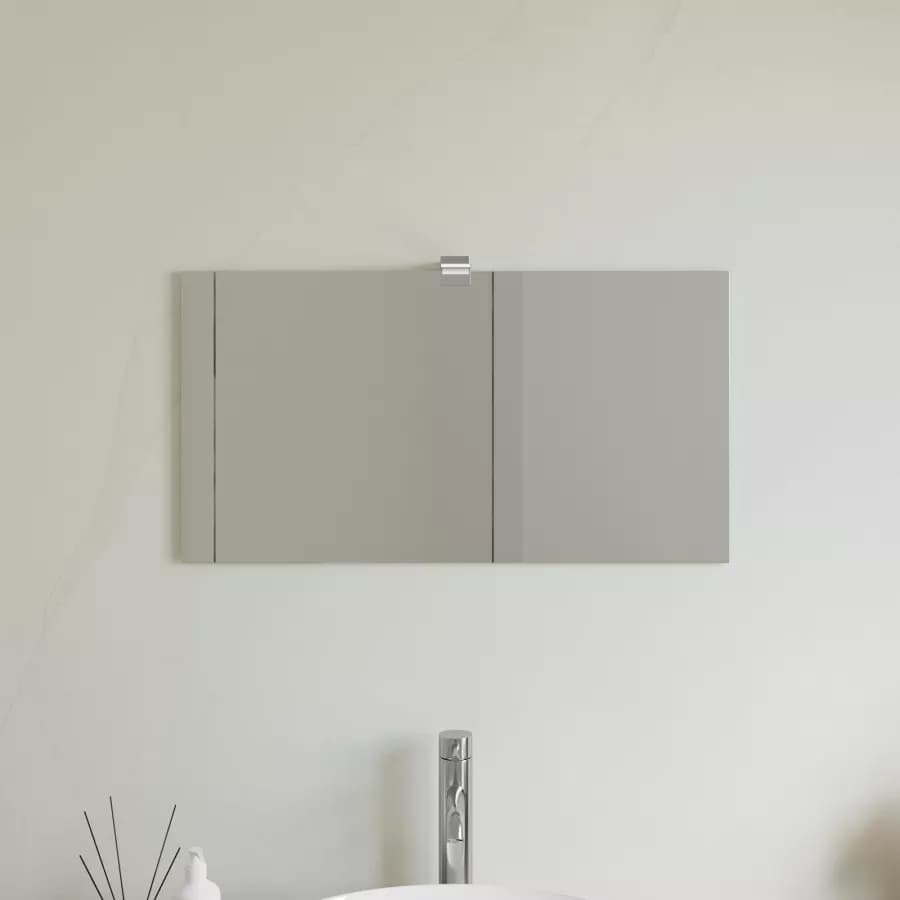 Specchio 40x75 cm reversibile con lampada led inclusa - Roaled