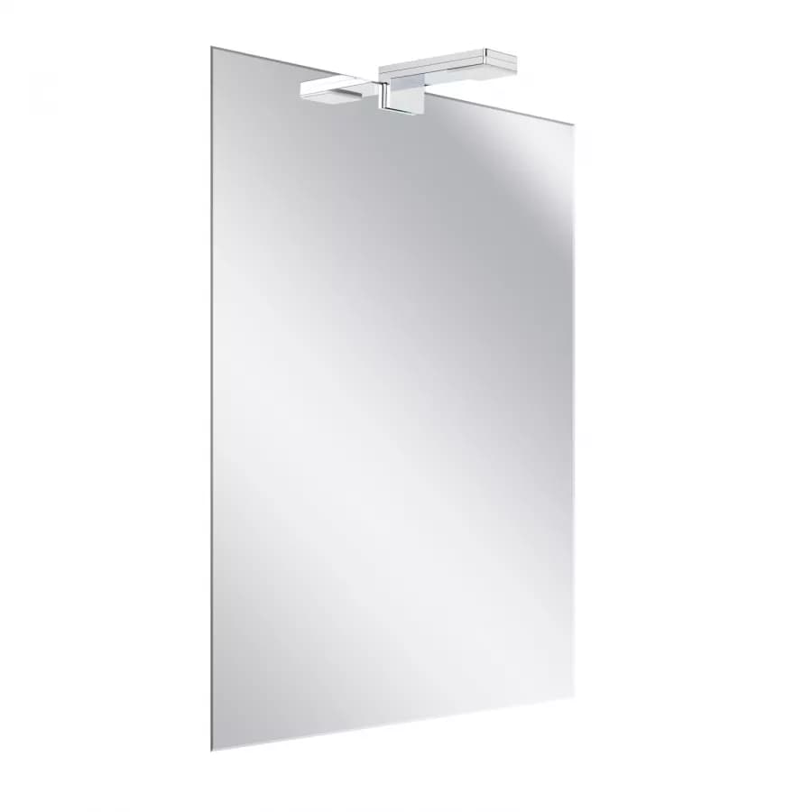 Specchio 40x75 cm reversibile con lampada led inclusa - Roaled