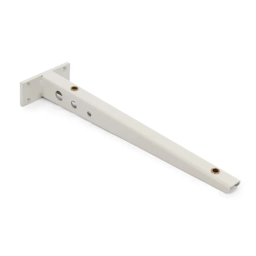 Staffa a L 45 cm regolabile in metallo per mensoloni bagno sospesi - Ghost