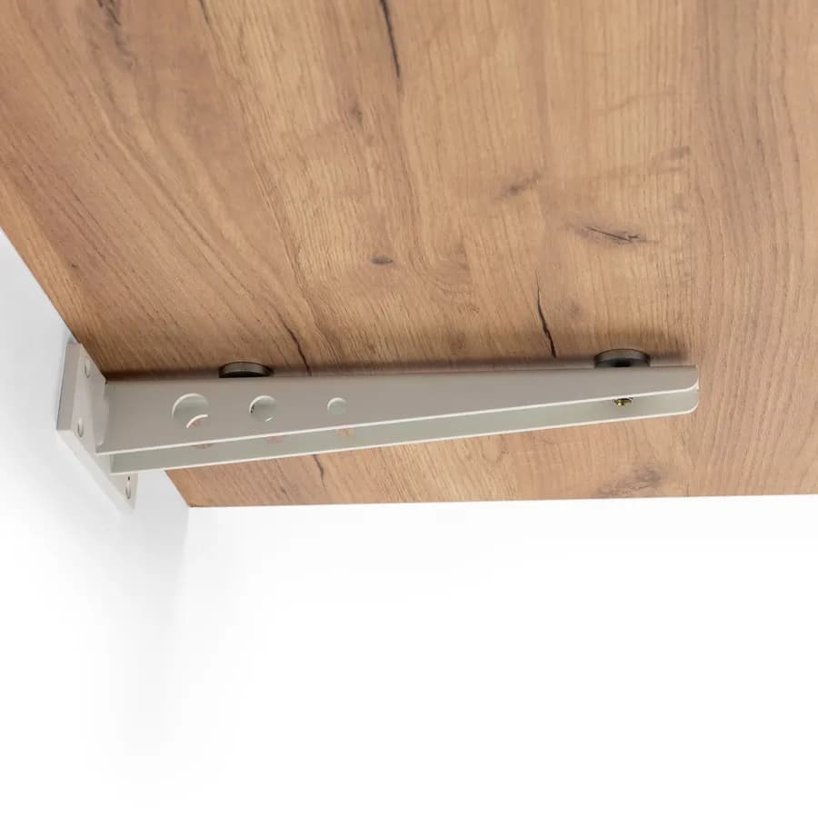 Staffa regolabile 33x5 h cm bianco per top lavabo sospeso