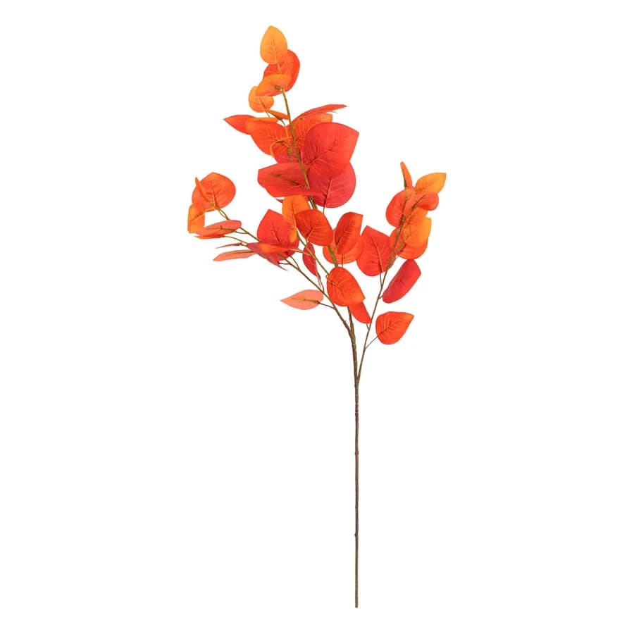 Stelo di eucalipto artificiale 97h cm rosso