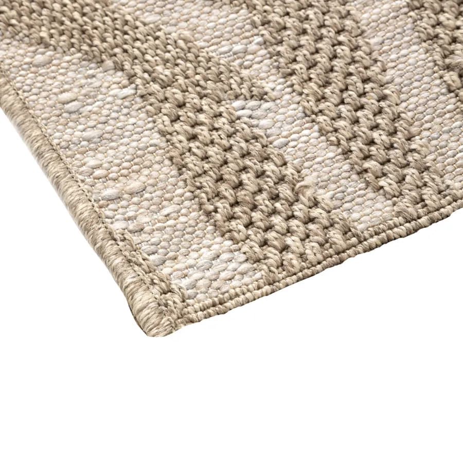 Tappeto da esterno o interno 230x160 cm in polipropilene tortora - Killo