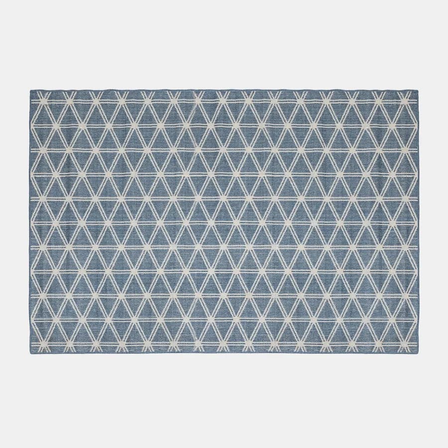 Tappeto da esterno 300x200 cm losanga blu