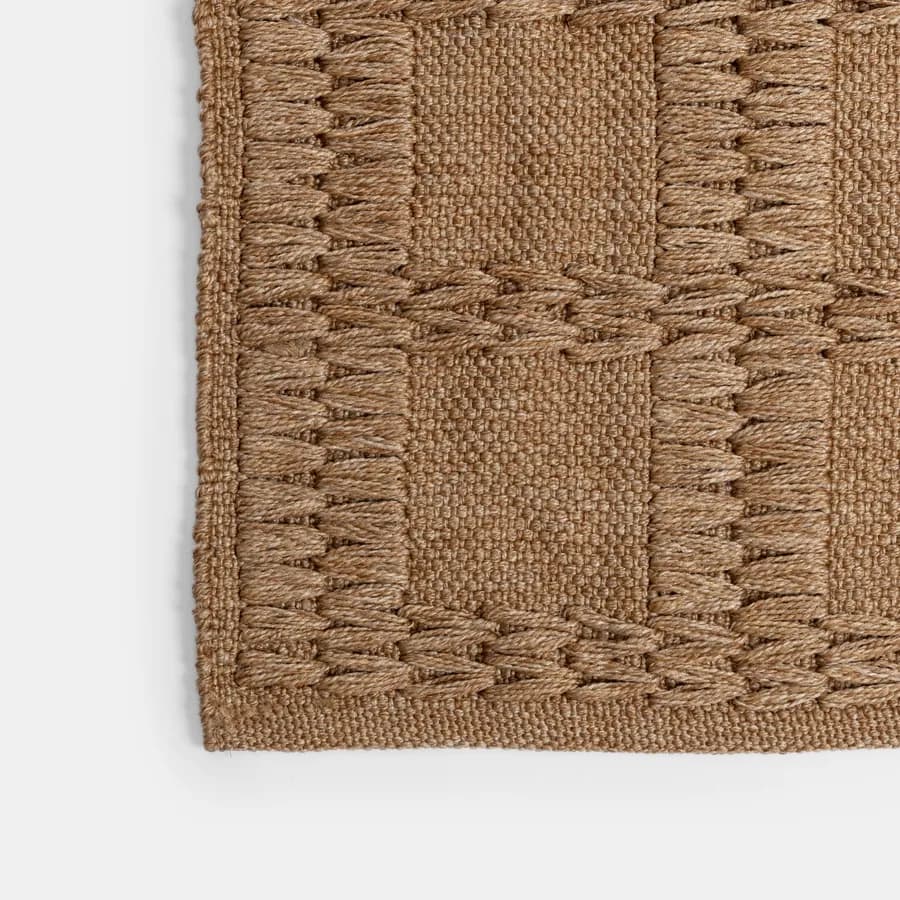 Tappeto da esterno o interno 150x200 cm in polipropilene beige