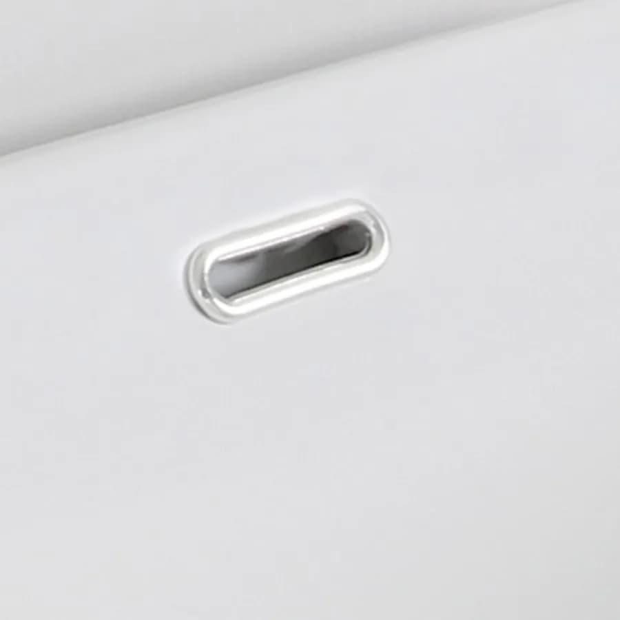 Tappo cromato per troppopieno lavabo soprapiano LAV13 ricambio compatibile