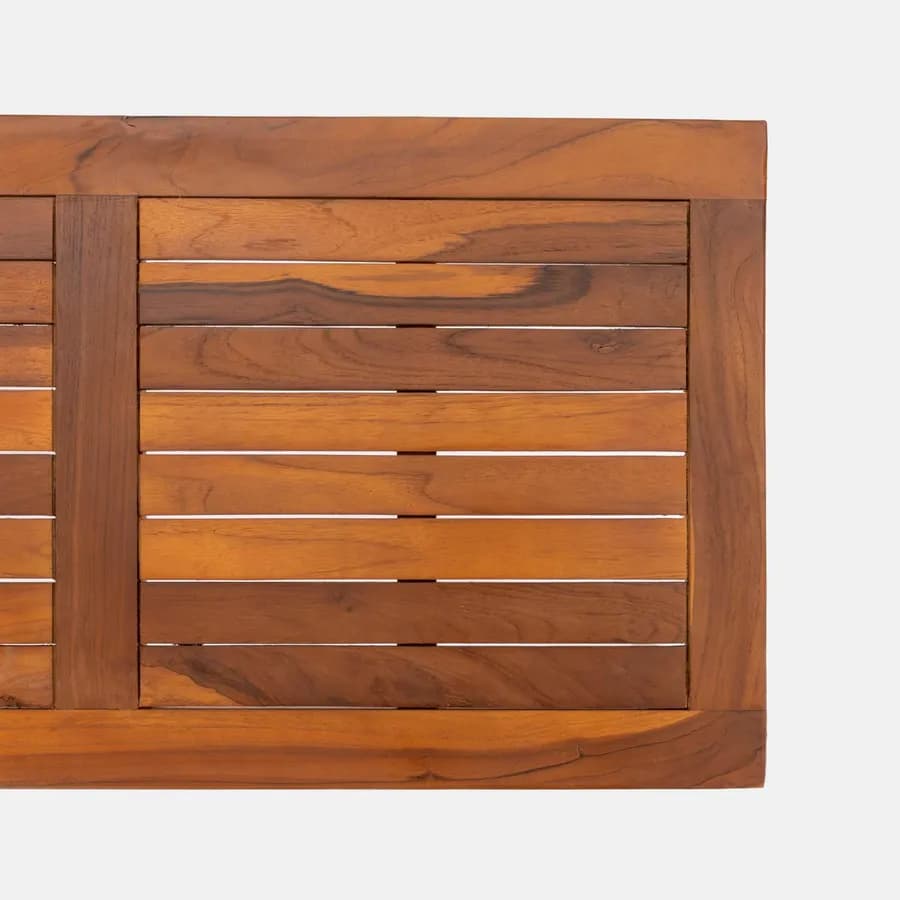 Tavolino da giardino 100x50 cm in legno teak - Louis