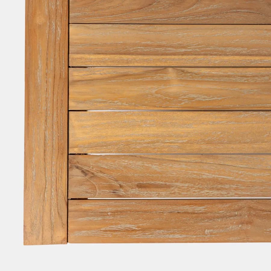 Tavolino 120x80 in legno teak naturale - Cairo