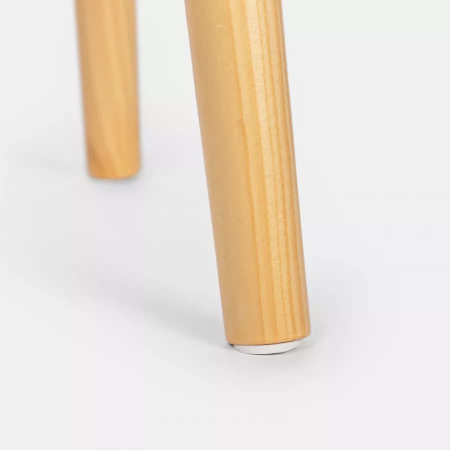 Tavolino contenitore 38 cm in legno bianco - Cheesy