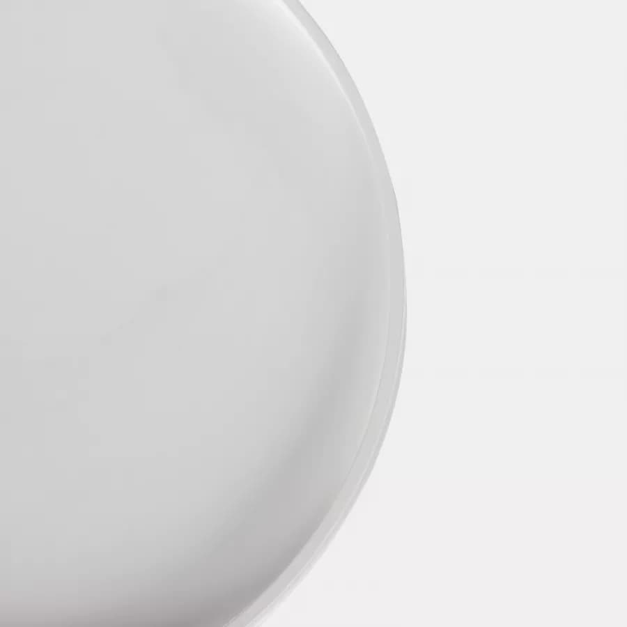 Tavolino contenitore 38 cm in legno bianco - Cheesy