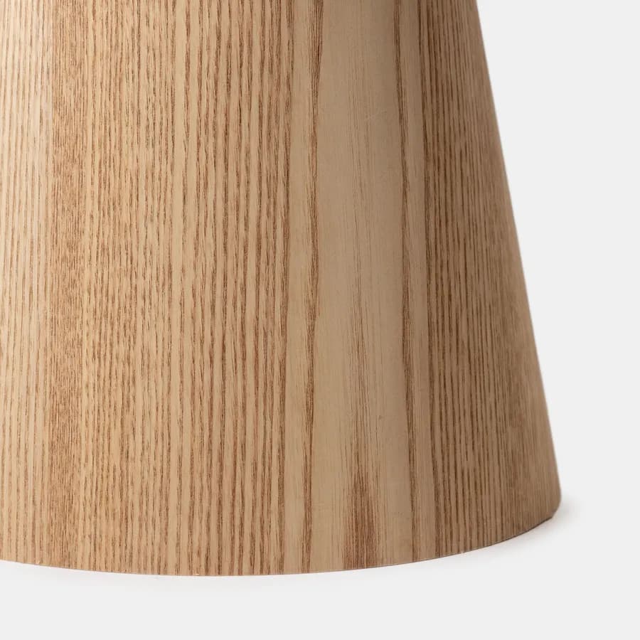 Tavolino 40 cm in legno effetto frassino con top in metallo verde oliva - Bradford