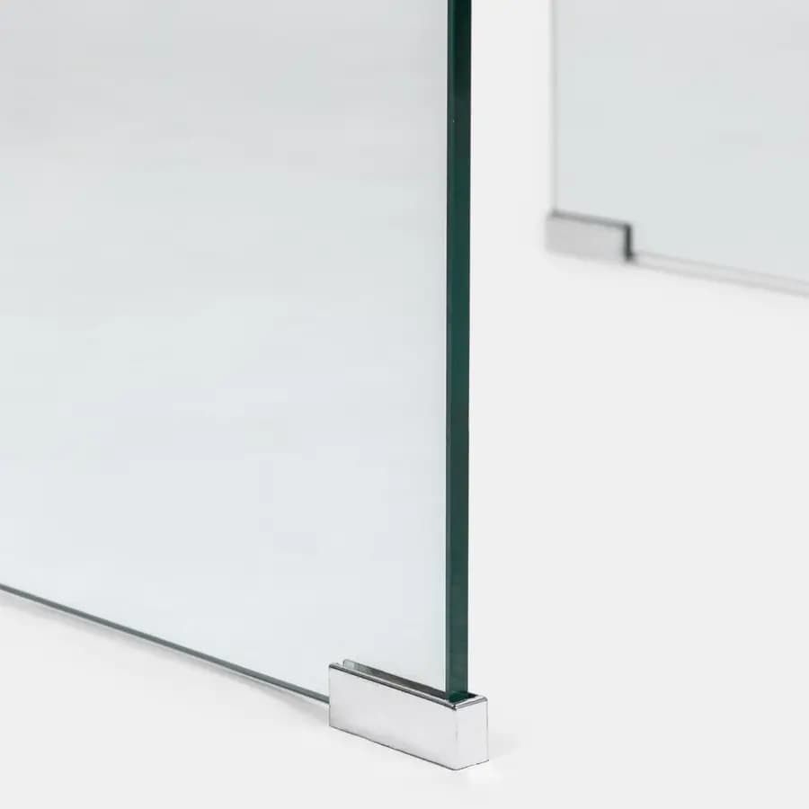 Tavolino 60x60 cm in vetro trasparente - City