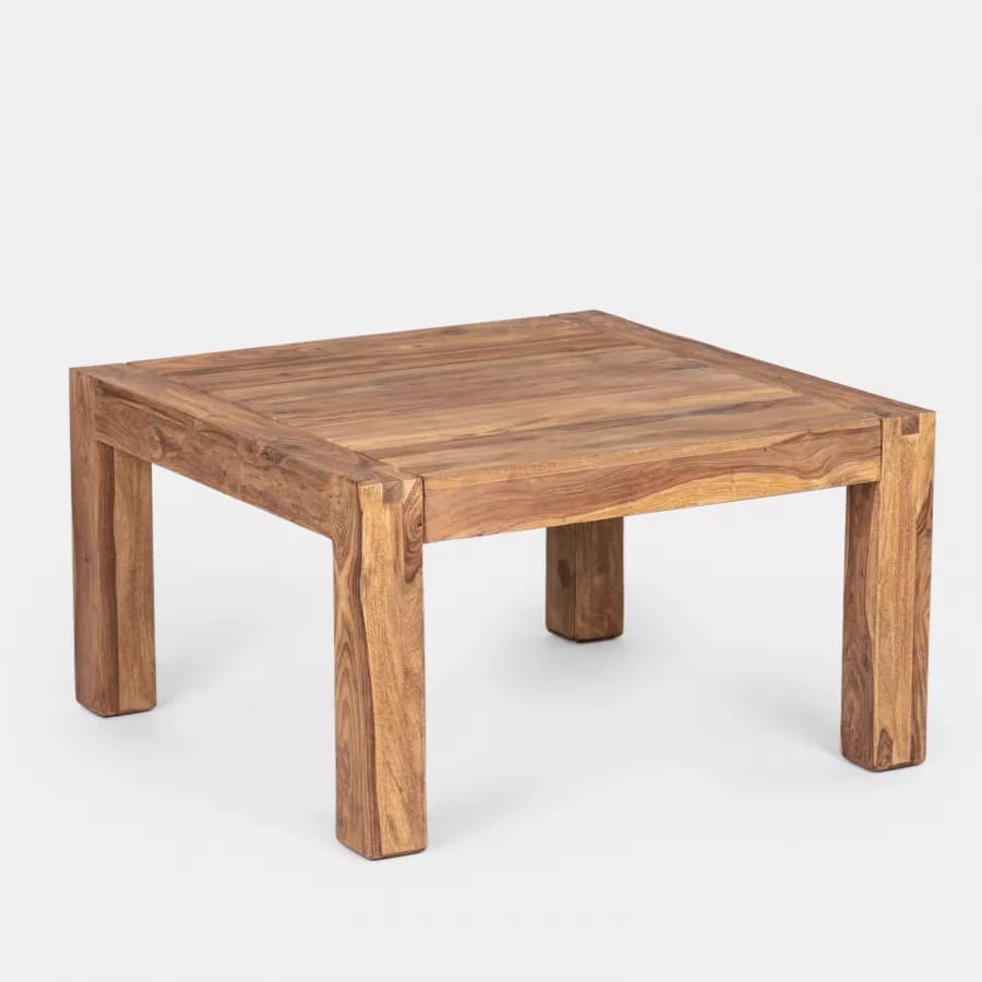 Tavolino 80x80 cm in legno - Freia Sheesham