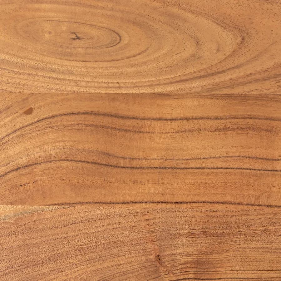 Tavolino rotondo 80 cm in legno di acacia naturale - Karan