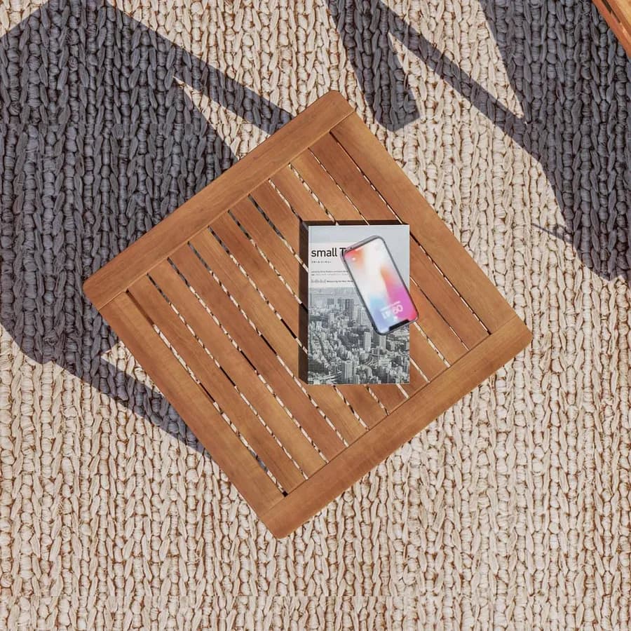 Tavolino da giardino 50x50 cm in legno di acacia - Paja