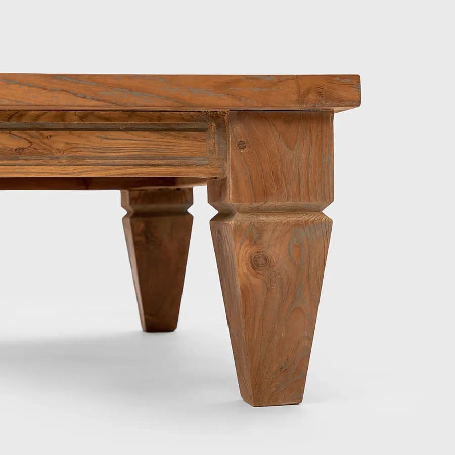 Tavolino da esterno 120x80 cm in teak - Iguazu
