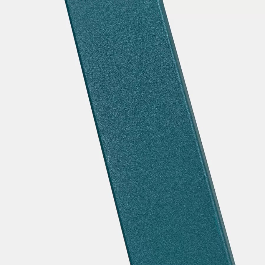 Tavolino da giardino 50x45h cm in acciaio blu petrolio - Goblin