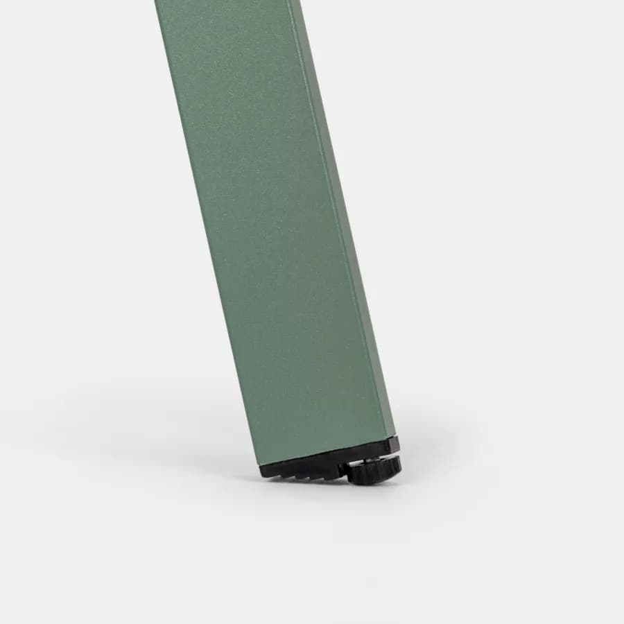 Tavolino da giardino 50x45h cm in acciaio verde marino - Goblin