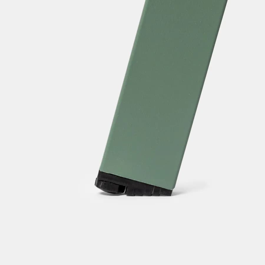 Tavolino da giardino rotondo 70 cm in acciaio verde marino - Lagon