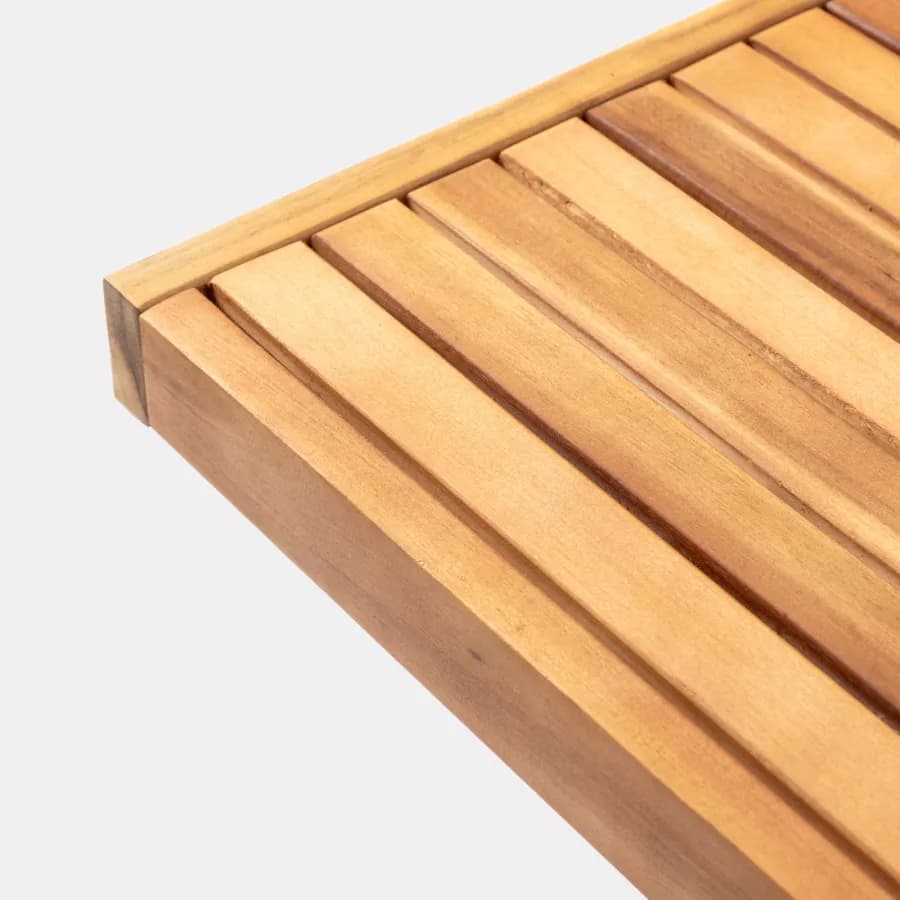 Tavolino da giardino in legno massello di acacia 40x43 cm - Nauru