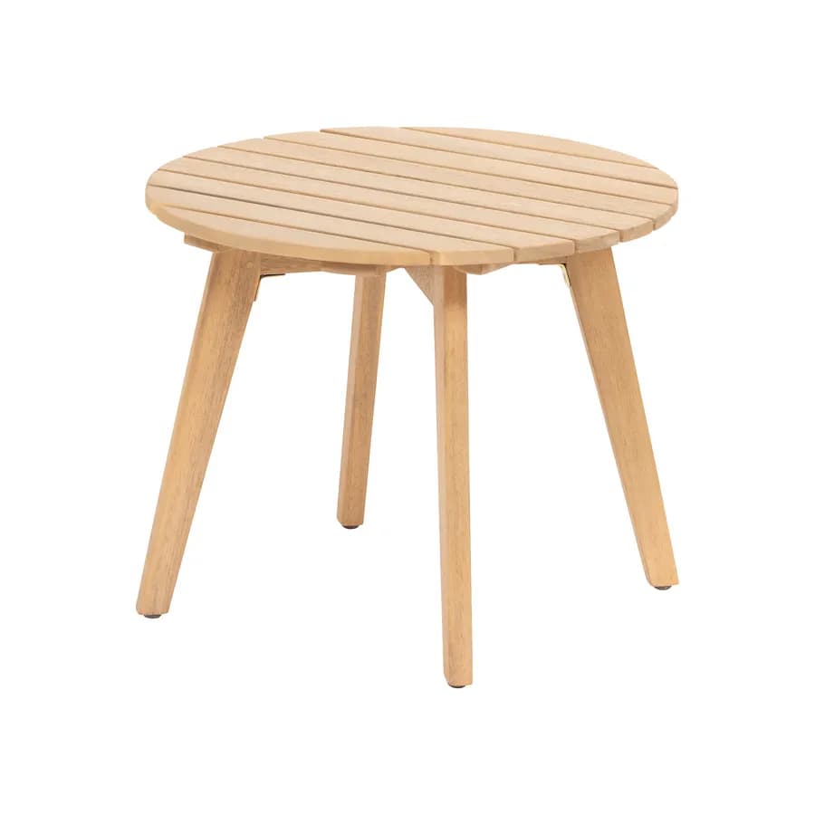 Tavolino da giardino rotondo 42,7 cm in legno di acacia - Dundee