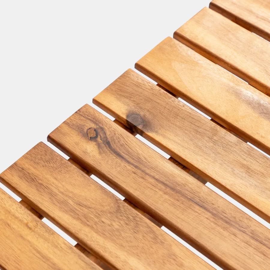 Tavolino in legno massello di acacia 100x40 cm - Nauru