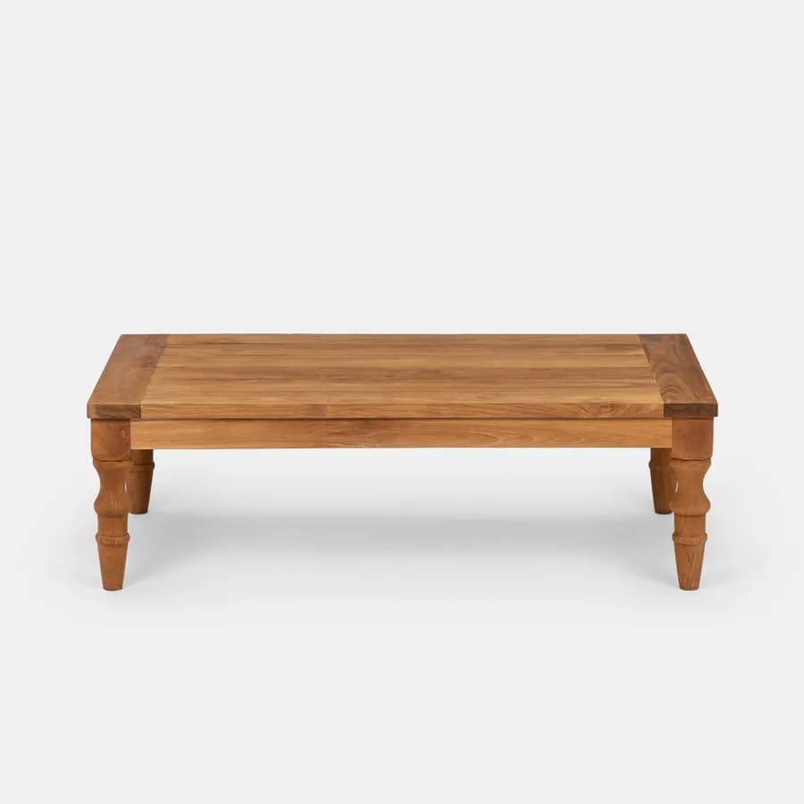Tavolino in legno teak 115x65 cm - Minya