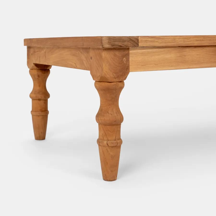 Tavolino in legno teak 115x65 cm - Minya