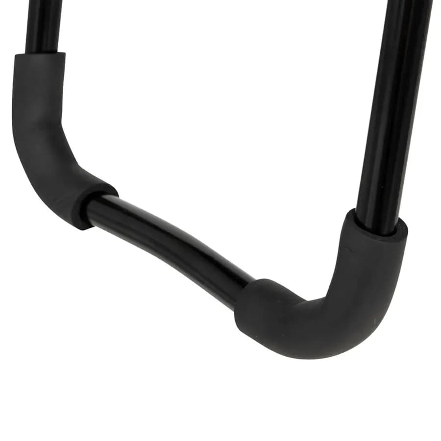 Tavolino pieghevole 48x30 cm in legno naturale e nero con porta tablet