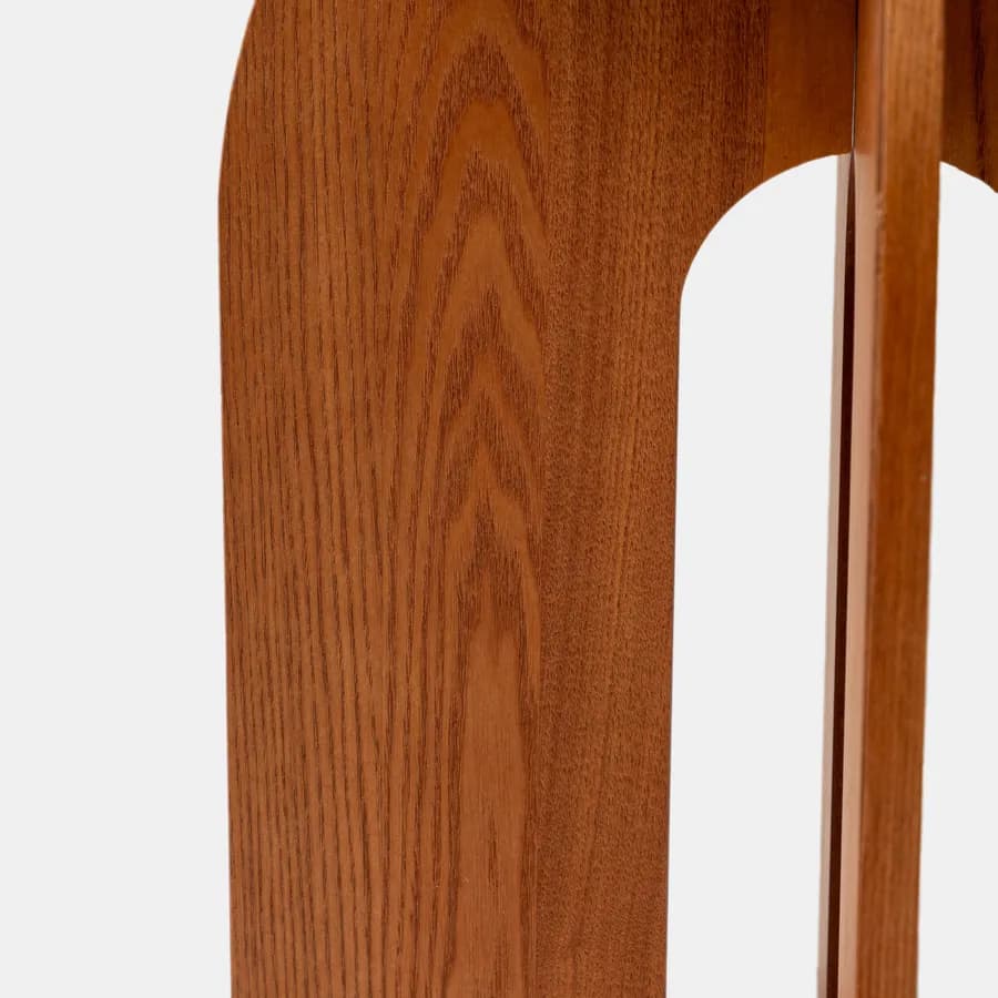 Tavolino rotondo 40 cm rovere con design moderno - Tigger
